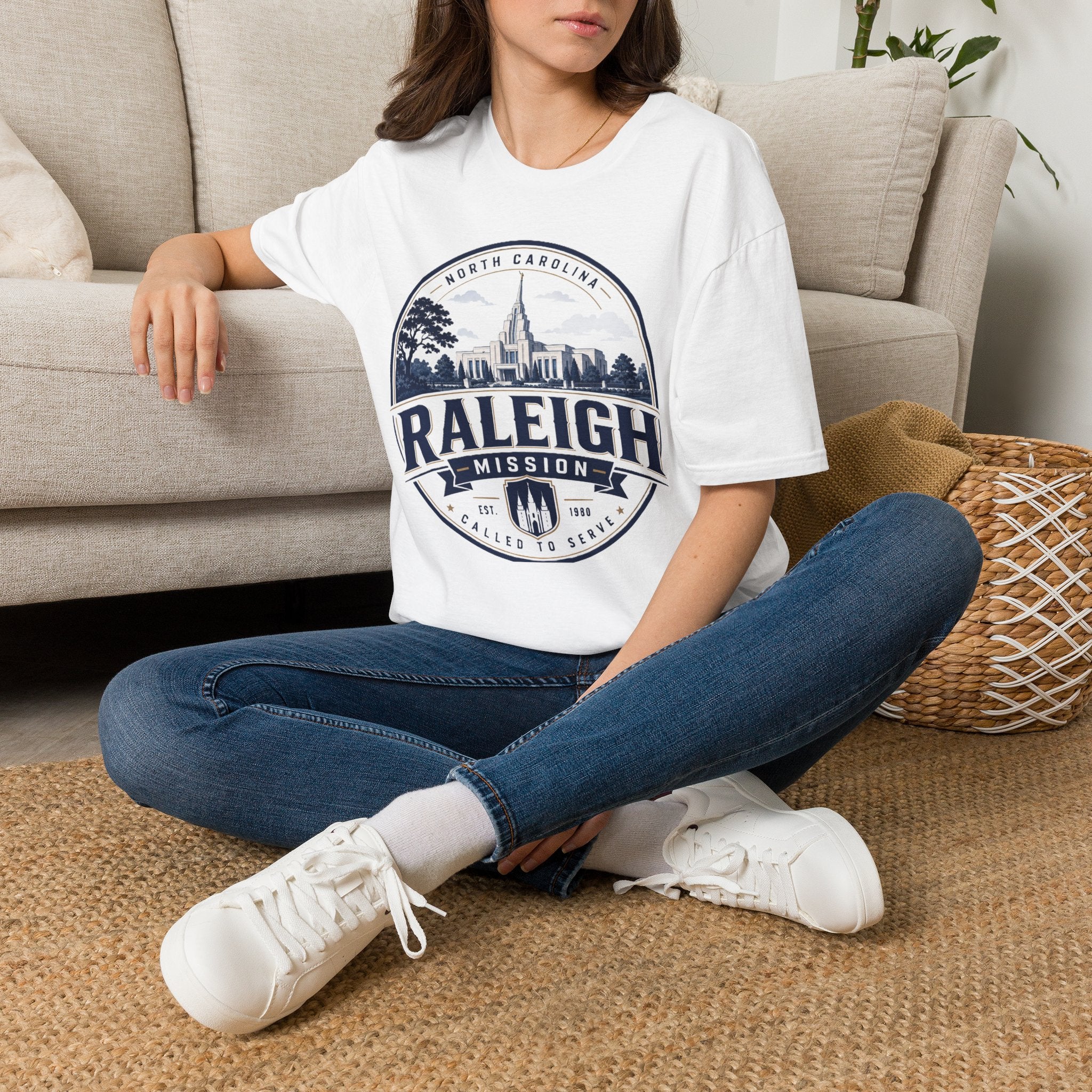 North Carolina Raleigh Mission Temple Unisex Softstyle T-Shirt