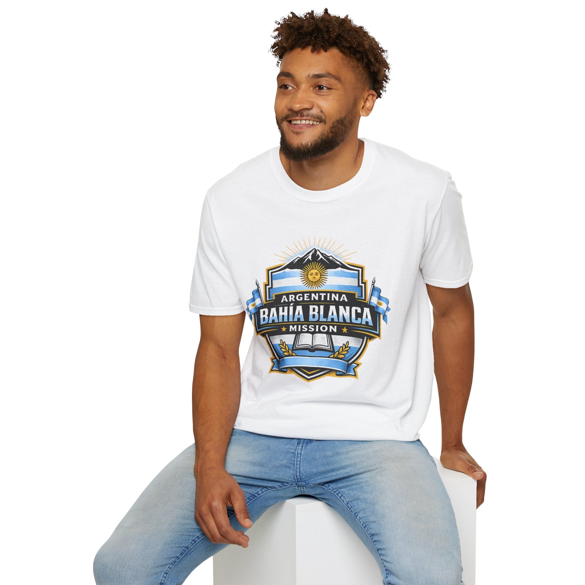 Bahía Blanca Argentina T-Shirt — Retro Crest Travel Tee