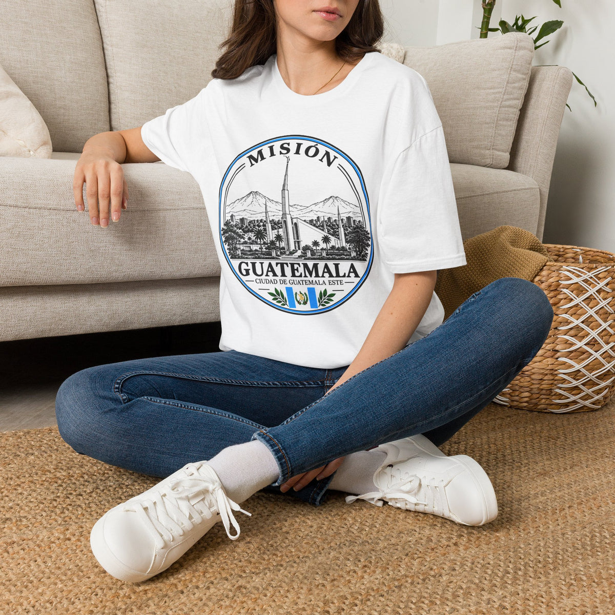 Guatemala Guatemala City East Mision T-Shirt — Vintage City Crest Travel Tee