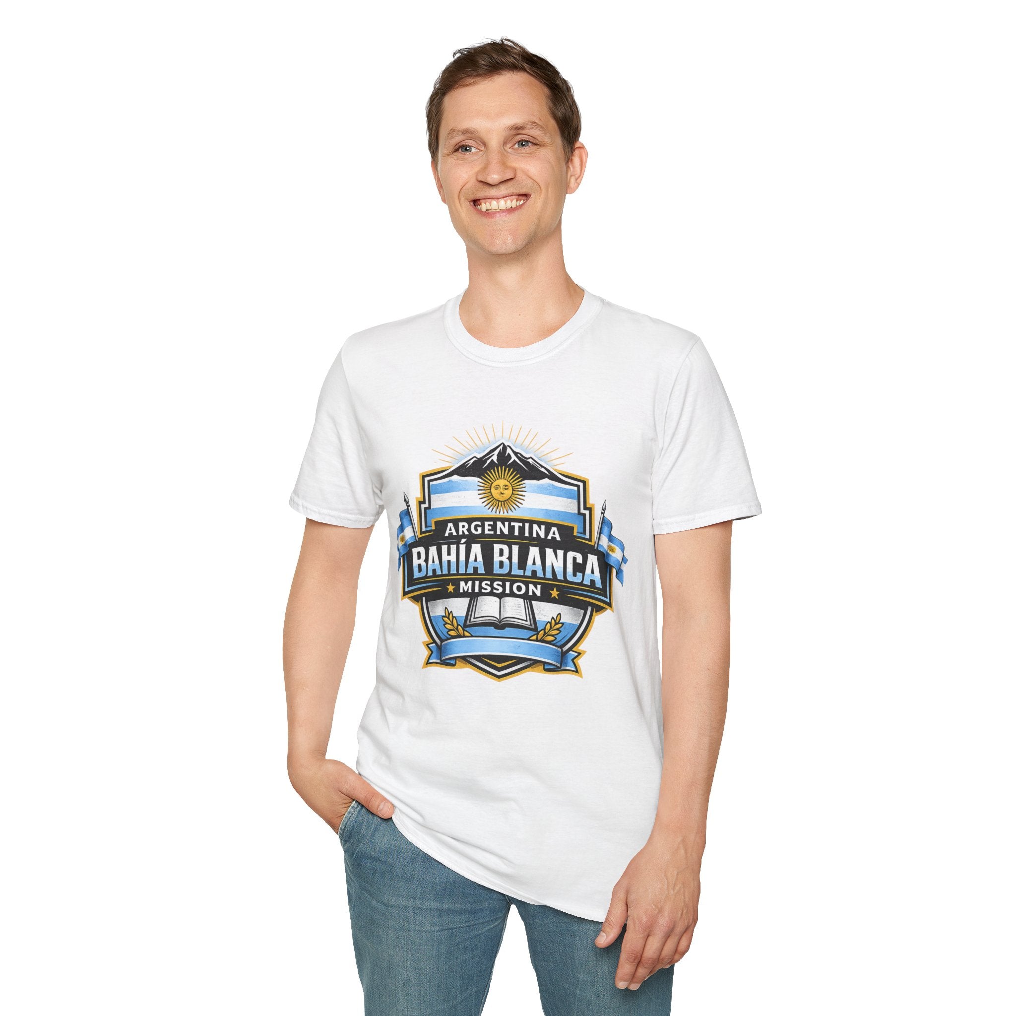 Bahía Blanca Argentina T-Shirt — Retro Crest Travel Tee