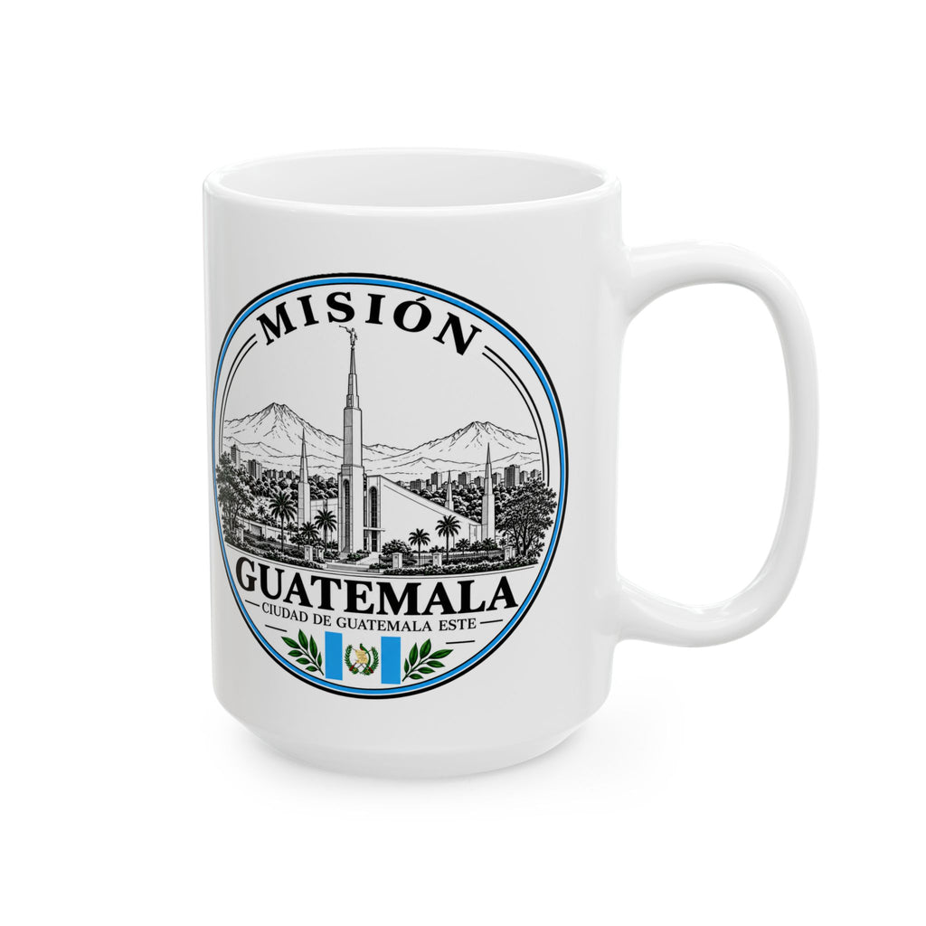 Guatemala Mountain Seal Ceramic Mug — Travel Souvenir Coffee Cup (11oz/15oz)