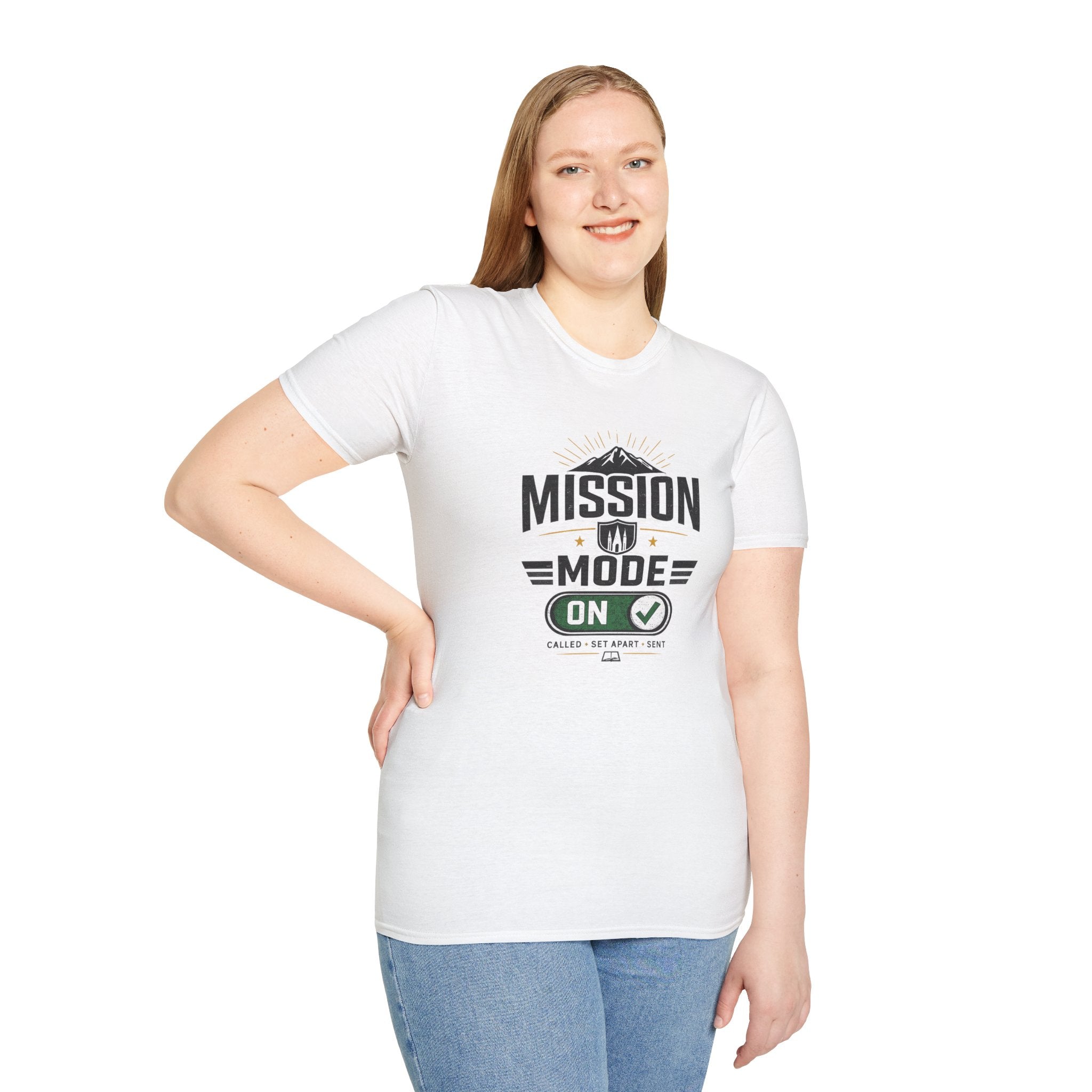 Mission Mode: ON  T-Shirt — Motivational Adventure Tee