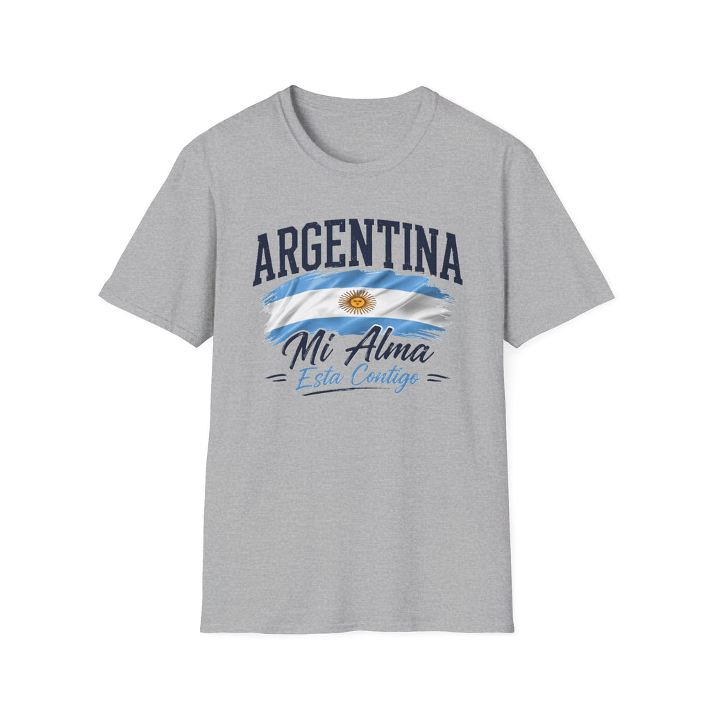 Argentina Mi Alma T-Shirt – Proud Argentine Flag Tee