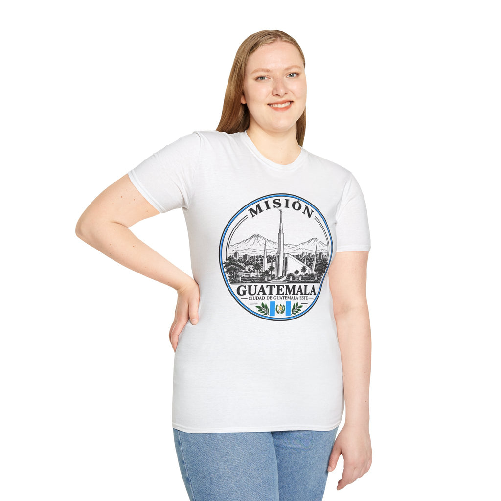 Guatemala Guatemala City East Mision T-Shirt — Vintage City Crest Travel Tee