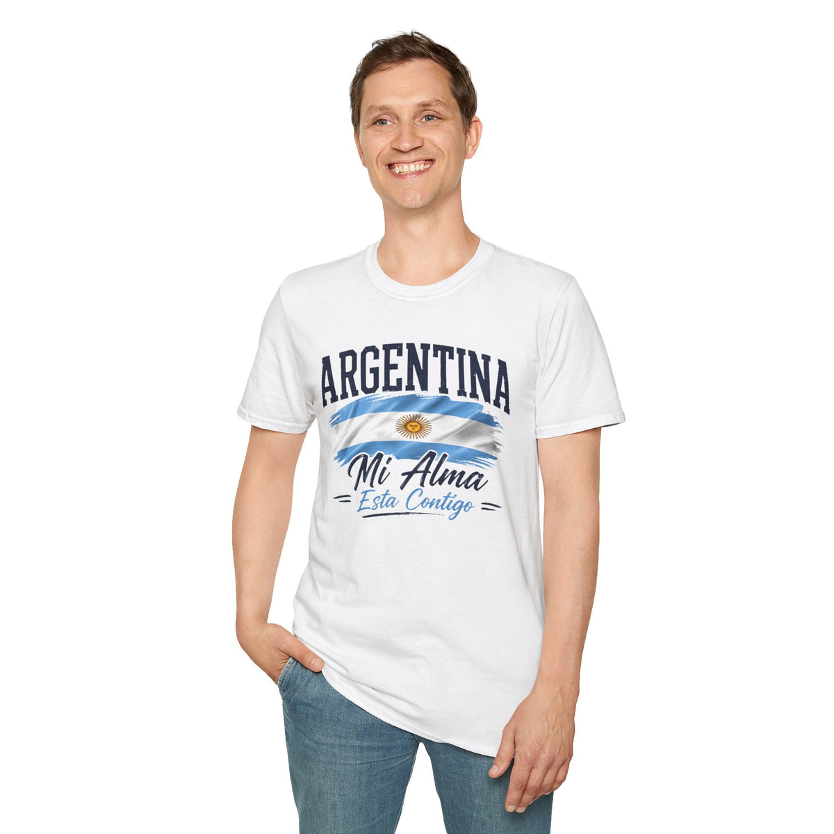Argentina Mi Alma T-Shirt – Proud Argentine Flag Tee