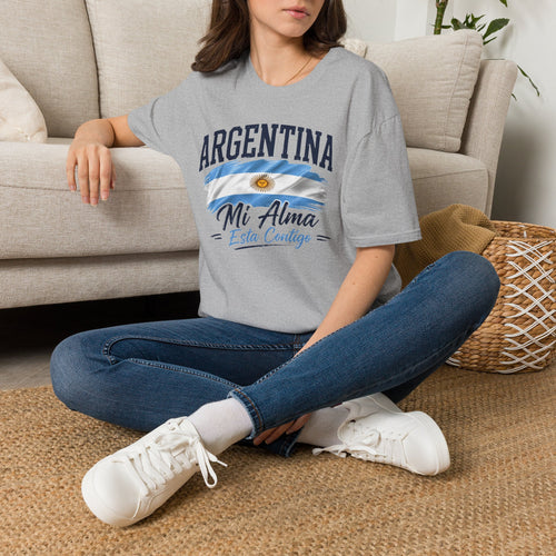 Argentina Mi Alma T-Shirt – Proud Argentine Flag Tee