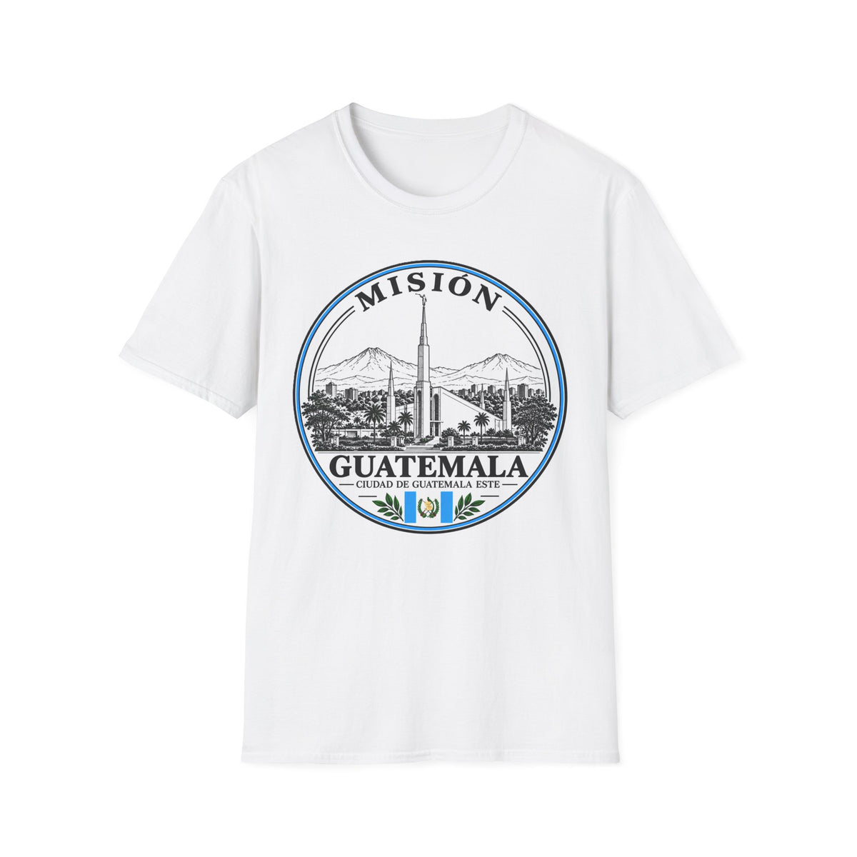 Guatemala Guatemala City East Mision T-Shirt — Vintage City Crest Travel Tee