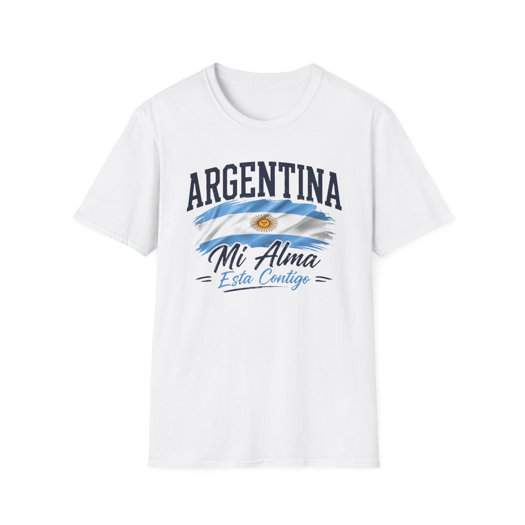 Argentina Mi Alma T-Shirt – Proud Argentine Flag Tee