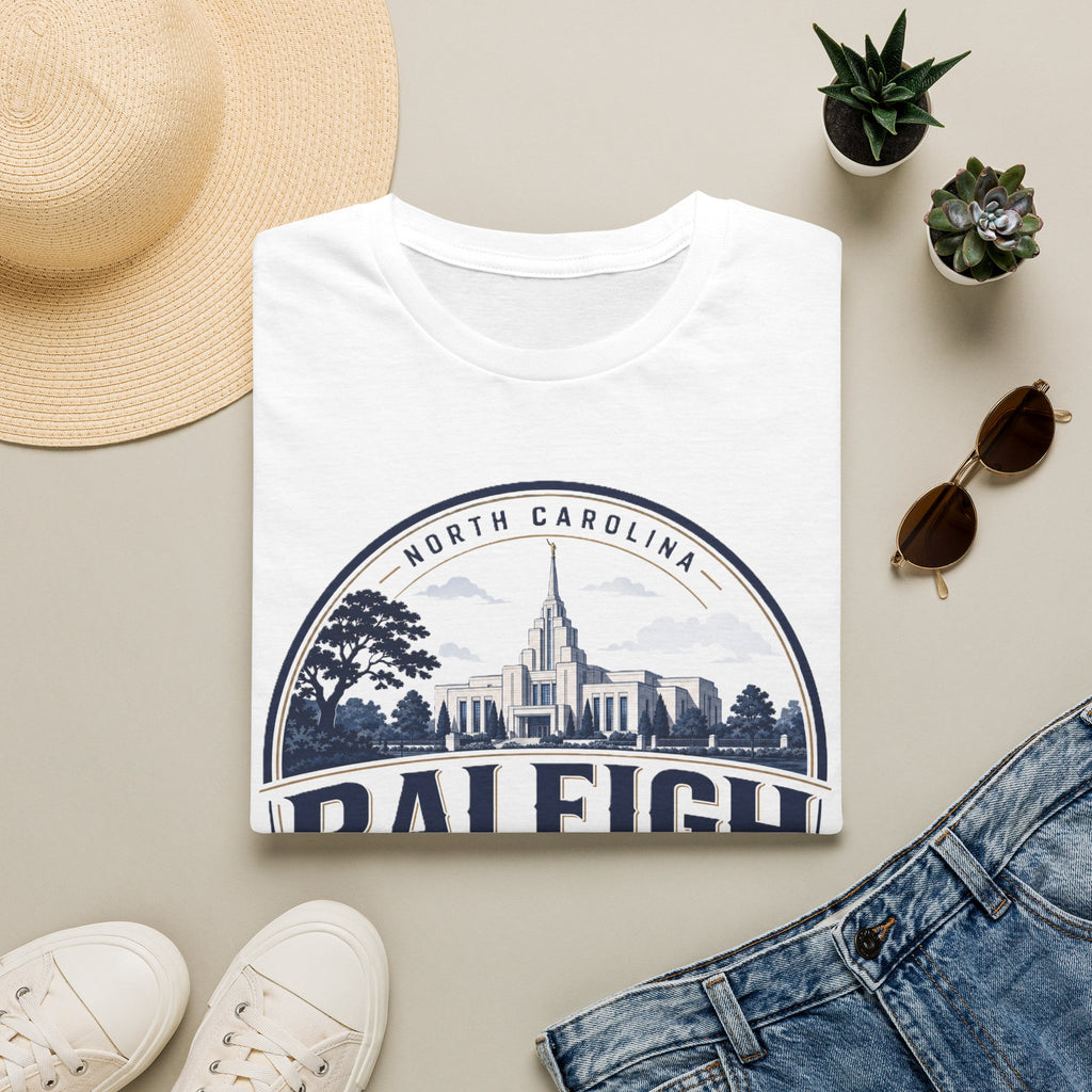 North Carolina Raleigh Mission Temple Unisex Softstyle T-Shirt