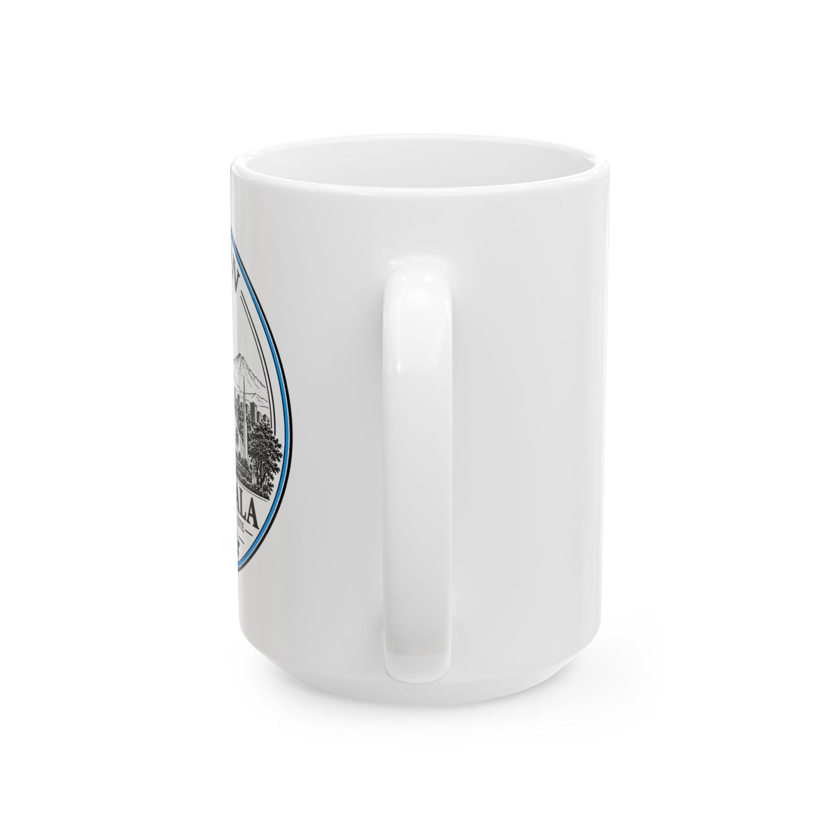 Guatemala Mountain Seal Ceramic Mug — Travel Souvenir Coffee Cup (11oz/15oz)