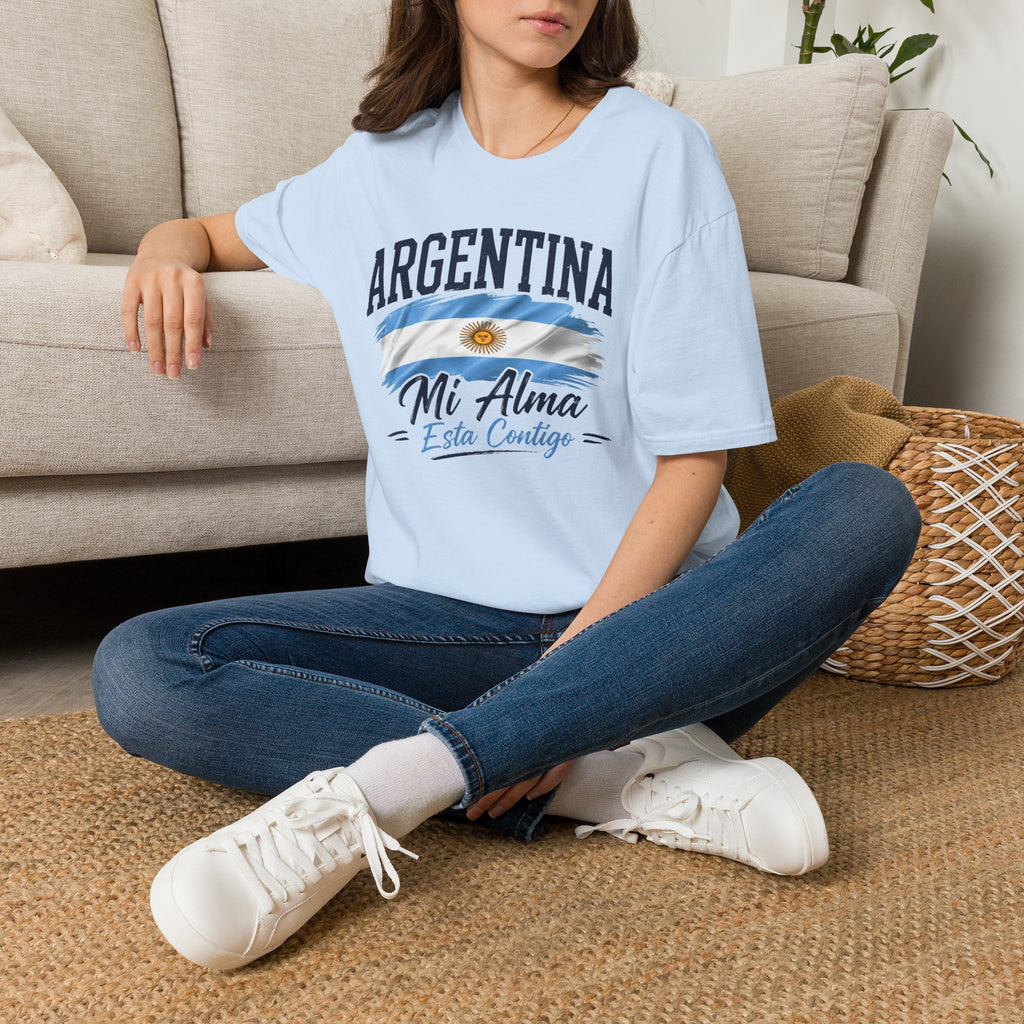 Argentina Mi Alma T-Shirt – Proud Argentine Flag Tee