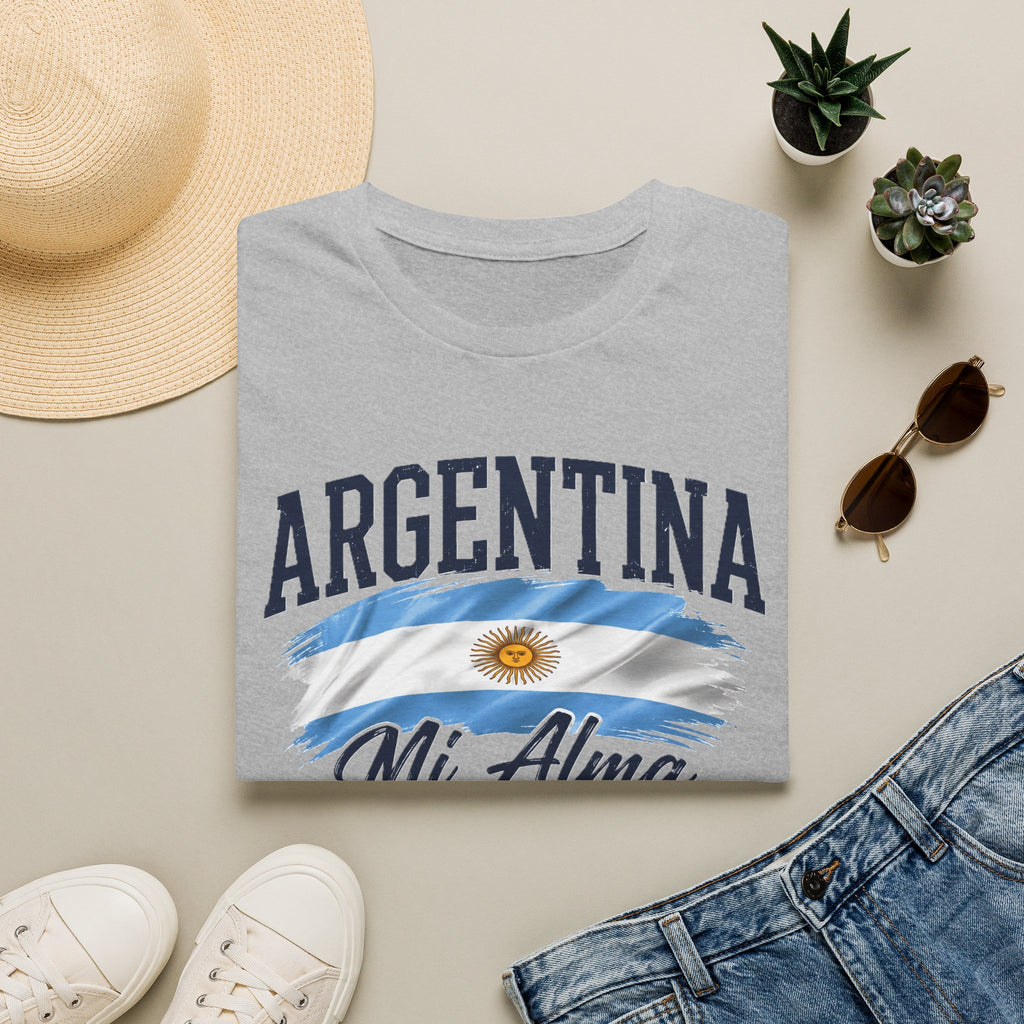 Argentina Mi Alma T-Shirt – Proud Argentine Flag Tee